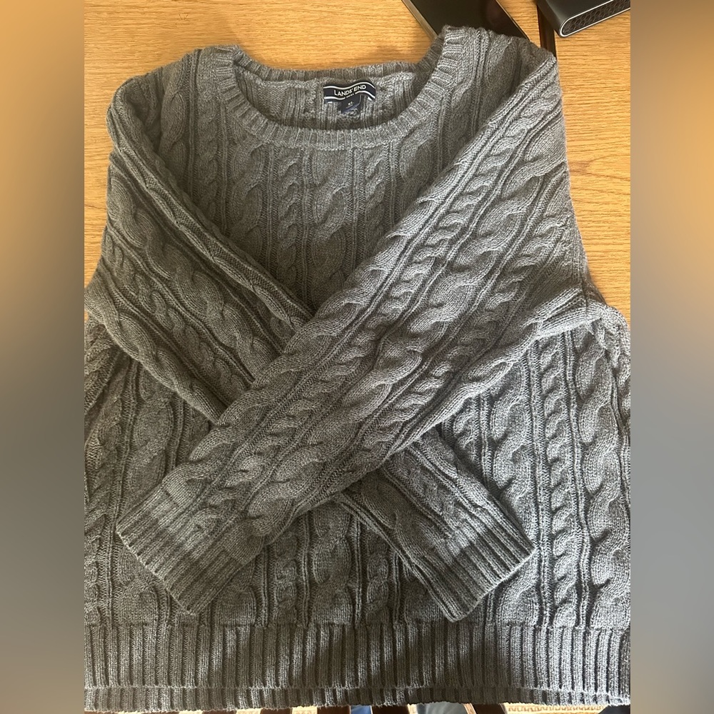 Grey LLBeam sweater